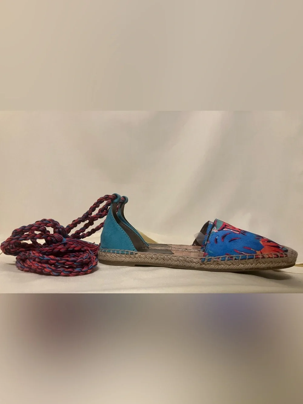 Circus Sam Edelman Lenora Women's Braid Ankle Strap Espadrilles Sandals Size 6.5